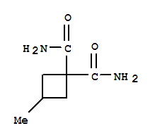 1,1-Cyclobutanedicarboxamide,  3-methyl-