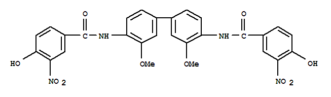 N,N-(3,3-dimethoxy[1,1-biphenyl]-4,4-diyl)bis[4-hydroxy-3-nitrobenzamide]