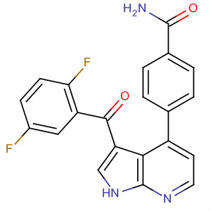 Benzamide, 4-[3-(2,5-difluorobenzoyl)-1H-pyrrolo[2,3-b]pyridin-4-yl]-