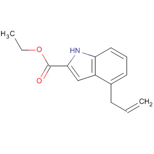 1H-Indole-2-carboxylic acid, 4-(2-propenyl)-, ethyl ester