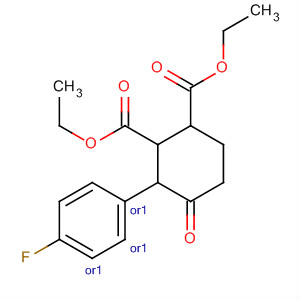 1,2-Cyclohexanedicarboxylic acid, 3-(4-fluorophenyl)-4-oxo-, diethylester, (1R,2R,3S)-rel-