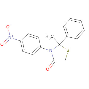 4-Thiazolidinone, 2-methyl-3-(4-nitrophenyl)-2-phenyl-