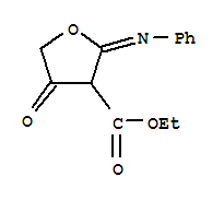 3-Furancarboxylic acid,tetrahydro-4-oxo-2-(phenylimino)-, ethyl ester