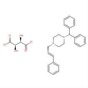 Piperazine, 1-(diphenylmethyl)-4-(3-phenyl-2-propenyl)-,(2R,3R)-2,3-dihydroxybutanedioate (1:1)