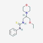 1-(3-ethoxy-2-morpholin-4-ylpropyl)-3-phenylthiourea