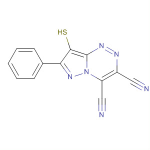 Pyrazolo[5,1-c][1,2,4]triazine-3,4-dicarbonitrile, 8-mercapto-7-phenyl-