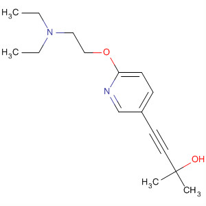 3-Butyn-2-ol, 4-[6-[2-(diethylamino)ethoxy]-3-pyridinyl]-2-methyl-