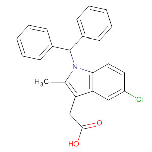 1H-Indole-3-acetic acid, 5-chloro-1-(diphenylmethyl)-2-methyl-