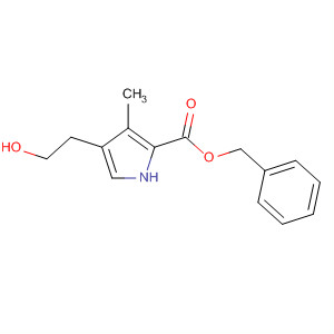 1H-Pyrrole-2-carboxylic acid, 4-(2-hydroxyethyl)-3-methyl-, phenylmethylester