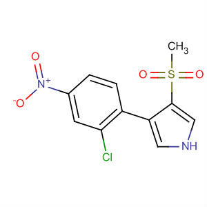1H-Pyrrole, 3-(2-chloro-4-nitrophenyl)-4-(methylsulfonyl)-