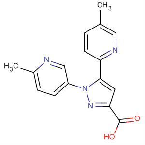 1H-Pyrazole-3-carboxylic acid,5-(5-methyl-2-pyridinyl)-1-(6-methyl-3-pyridinyl)-