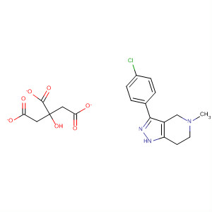 1H-Pyrazolo[4,3-c]pyridine,3-(4-chlorophenyl)-4,5,6,7-tetrahydro-5-methyl-,2-hydroxy-1,2,3-propanetricarboxylate