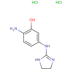 Phenol, 2-amino-5-[(4,5-dihydro-1H-imidazol-2-yl)amino]-,dihydrochloride