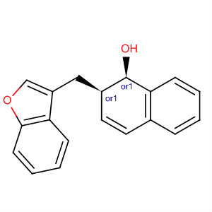 1-Naphthalenol, 2-(3-benzofuranylmethyl)-1,2-dihydro-, (1R,2R)-rel-