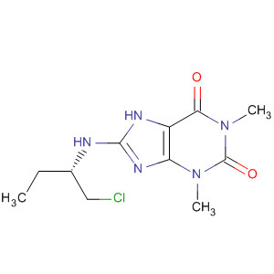 1H-Purine-2,6-dione,8-[[1-(chloromethyl)propyl]amino]-3,7-dihydro-1,3-dimethyl-, (S)-