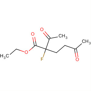 Hexanoic acid, 2-acetyl-2-fluoro-5-oxo-, ethyl ester