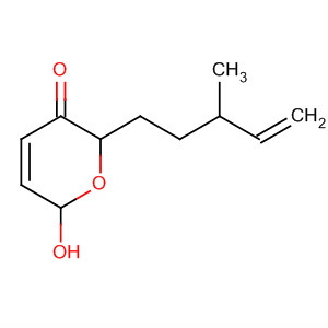 2H-Pyran-3(6H)-one, 6-hydroxy-2-(3-methyl-4-pentenyl)-