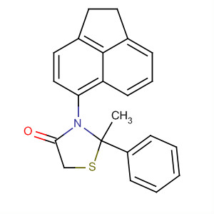 4-Thiazolidinone, 3-(1,2-dihydro-5-acenaphthylenyl)-2-methyl-2-phenyl-