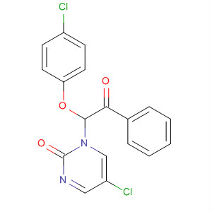 2(1H)-Pyrimidinone,5-chloro-1-[1-(4-chlorophenoxy)-2-oxo-2-phenylethyl]-