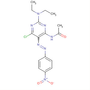 Acetamide,N-[6-chloro-2-(diethylamino)-5-[(4-nitrophenyl)azo]-4-pyrimidinyl]-