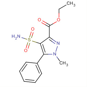 1H-Pyrazole-3-carboxylic acid, 4-(aminosulfonyl)-1-methyl-5-phenyl-,ethyl ester