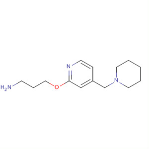 1-Propanamine, 3-[[4-(1-piperidinylmethyl)-2-pyridinyl]oxy]-