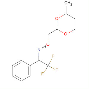 Ethanone, 2,2,2-trifluoro-1-phenyl-,O-[(4-methyl-1,3-dioxan-2-yl)methyl]oxime