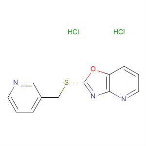 Oxazolo[4,5-b]pyridine, 2-[(3-pyridinylmethyl)thio]-, dihydrochloride
