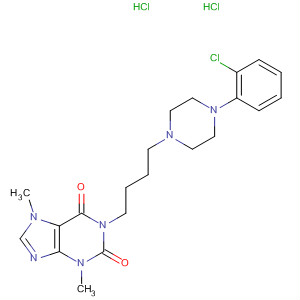 1H-Purine-2,6-dione,1-[4-[4-(2-chlorophenyl)-1-piperazinyl]butyl]-3,7-dihydro-3,7-dimethyl-,dihydrochloride