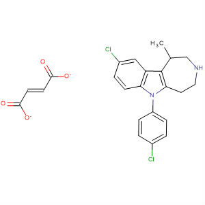 Azepino[4,5-b]indole,9-chloro-6-(4-chlorophenyl)-1,2,3,4,5,6-hexahydro-1-methyl-,(2E)-2-butenedioate (1:1)