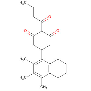 1,3-Cyclohexanedione,2-(1-oxobutyl)-5-(5,6,7,8-tetrahydro-2,3,4-trimethyl-1-naphthalenyl)-