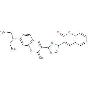 2H-1-Benzopyran-2-one,3-[2-[7-(diethylamino)-2-imino-2H-1-benzopyran-3-yl]-4-thiazolyl]-
