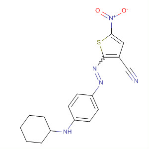 3-Thiophenecarbonitrile, 2-[[4-(cyclohexylamino)phenyl]azo]-5-nitro-