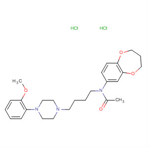 Acetamide,N-(3,4-dihydro-2H-1,5-benzodioxepin-7-yl)-N-[4-[4-(2-methoxyphenyl)-1-piperazinyl]butyl]-, dihydrochloride