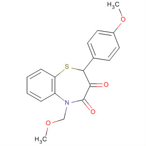 1,5-Benzothiazepine-3,4(2H,5H)-dione,5-(methoxymethyl)-2-(4-methoxyphenyl)-