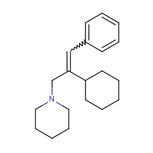Piperidine, 1-(2-cyclohexyl-3-phenyl-2-propenyl)-