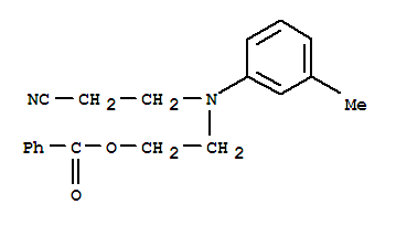 3-methyl-N-cyanoethyl-N-benzoyloxyethylaniline