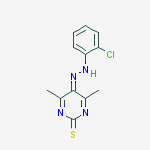 2(1H)-Pyrimidinethione, 5-[(2-chlorophenyl)azo]-4,6-dimethyl-