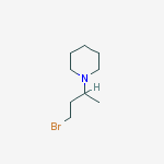 Piperidine, 1-(3-bromo-1-methylpropyl)-