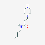 1-Piperazinepropanamide, N-butyl-