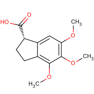 1H-Indene-1-carboxylic acid, 2,3-dihydro-4,5,6-trimethoxy-, (1S)-