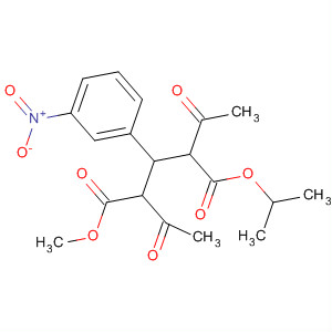 Pentanedioic acid, 2,4-diacetyl-3-(3-nitrophenyl)-, methyl 1-methylethylester