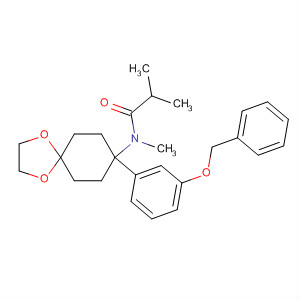 Propanamide,N,2-dimethyl-N-[8-[3-(phenylmethoxy)phenyl]-1,4-dioxaspiro[4.5]dec-8-yl]-