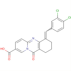 1H-Pyrido[2,1-b]quinazoline-8-carboxylic acid,4-[(3,4-dichlorophenyl)methylene]-2,3,4,11-tetrahydro-11-oxo-