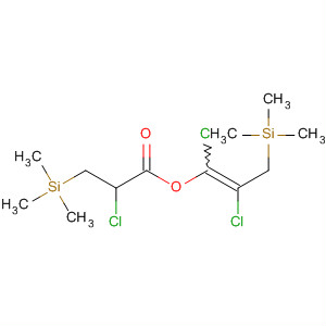 Propanoic acid, 2-chloro-3-(trimethylsilyl)-,1,2-dichloro-3-(trimethylsilyl)-1-propenyl ester
