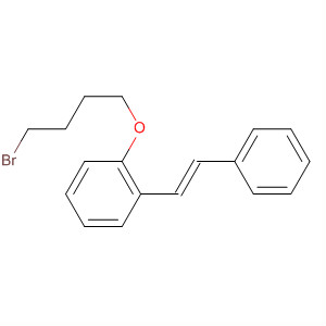 Benzene, 1-(4-bromobutoxy)-2-(2-phenylethenyl)-, (E)-
