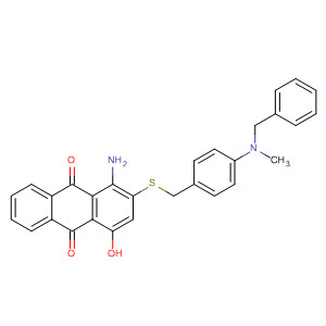 9,10-Anthracenedione,1-amino-4-hydroxy-2-[[[4-[methyl(phenylmethyl)amino]phenyl]methyl]thio]-