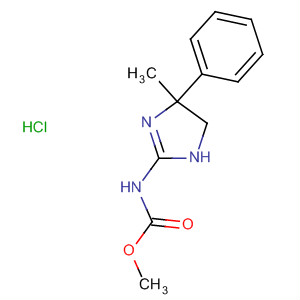 Carbamic acid, (4,5-dihydro-4-methyl-4-phenyl-1H-imidazol-2-yl)-,methyl ester, monohydrochloride