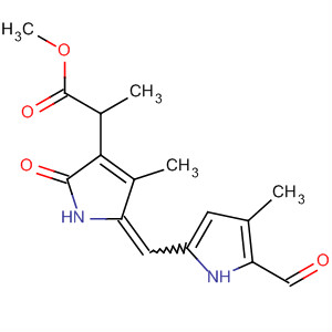 1H-Pyrrole-3-propanoic acid,5-[(5-formyl-4-methyl-1H-pyrrol-2-yl)methylene]-2,5-dihydro-4-methyl-2-oxo-, methyl ester, (Z)-