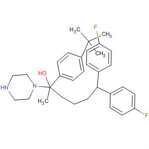 1-Piperazinebutanol,4-[bis(4-fluorophenyl)methyl]-a-[4-(1,1-dimethylethyl)phenyl]-a-methyl-